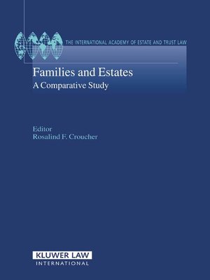 cover image of Families and Estates